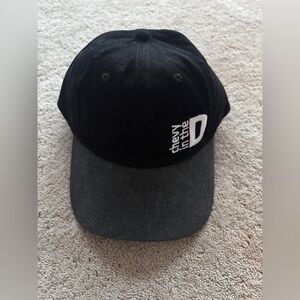 Chevrolet "Chevy In The D" Black Embroidered Promotional Baseball Cap Detroit